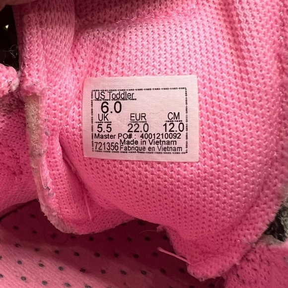 Vans ComfyCush Velcro - Pink/White - Size 6 Toddler - Picture 5 of 8